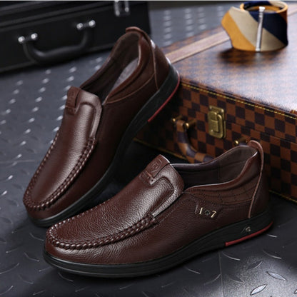 🔥Kostenlose Lieferung – DRESSYE Herren-Loafer aus echtem Leder mit weicher Innensohle. Lässige Business-Slip-On-Loafer