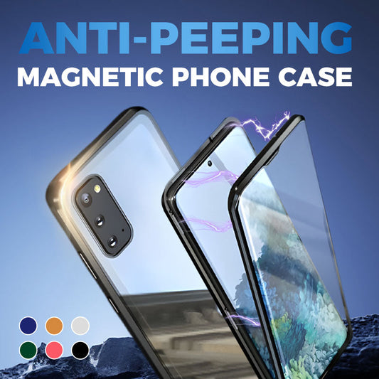 Magnetische Anti-Peeping-Handyhülle für Samsung S21-25 Serie