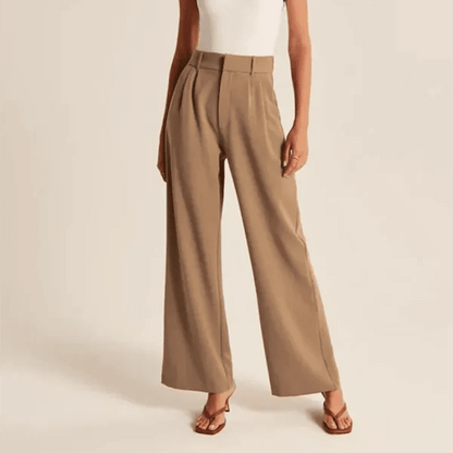 ✨🔥Die mühelos taillierte Hose mit weitem Bein💞