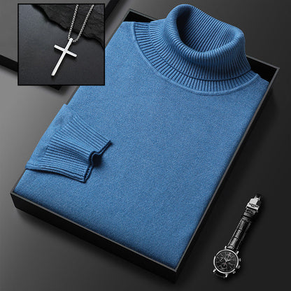 🧶 50% RABATT HEISSER VERKÄUF! ✨ Premium Kaschmirpulli Herren Einfarbig - Weiches Wohlfühlgarn mit Moderner Passform für Business & Freizeit 👔🎯