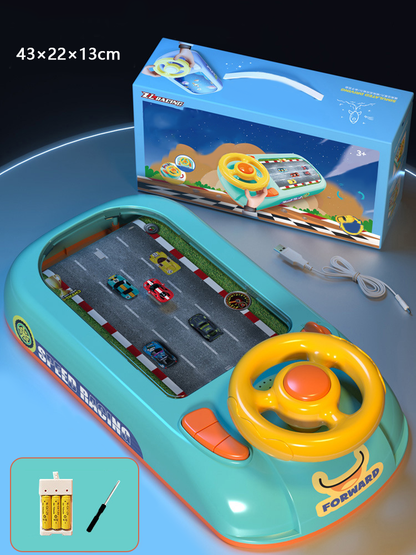 🚗 60% RABATT! 🎉 Neues Lenkrad-Spielzeug für kleine Autofahrer – Realistische Lichter & Geräusche, einfache Montage 🎄🎁📦