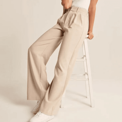 ✨🔥Die mühelos taillierte Hose mit weitem Bein💞