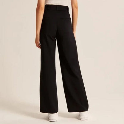 ✨🔥Die mühelos taillierte Hose mit weitem Bein💞
