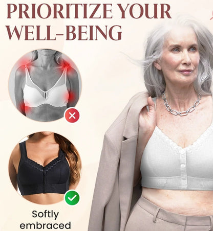 💝 Muttertagsausverkauf 💝2024 New Front Closure Breathable Bra for Seniors