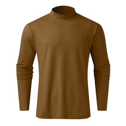 🔥50% Rabatt🔥Slim Fit Langarm-T-Shirt für Herren mit Stehkragen