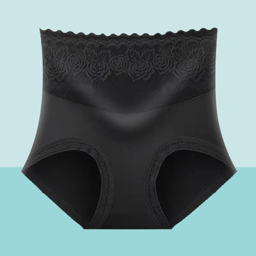 🎊Frühzeitiger Muttertagsverkauf- Kaufen Sie 1 und erhalten Sie 2 gratis🎊High-waist Spitzenhöschen mit Anti-Seitenleckage