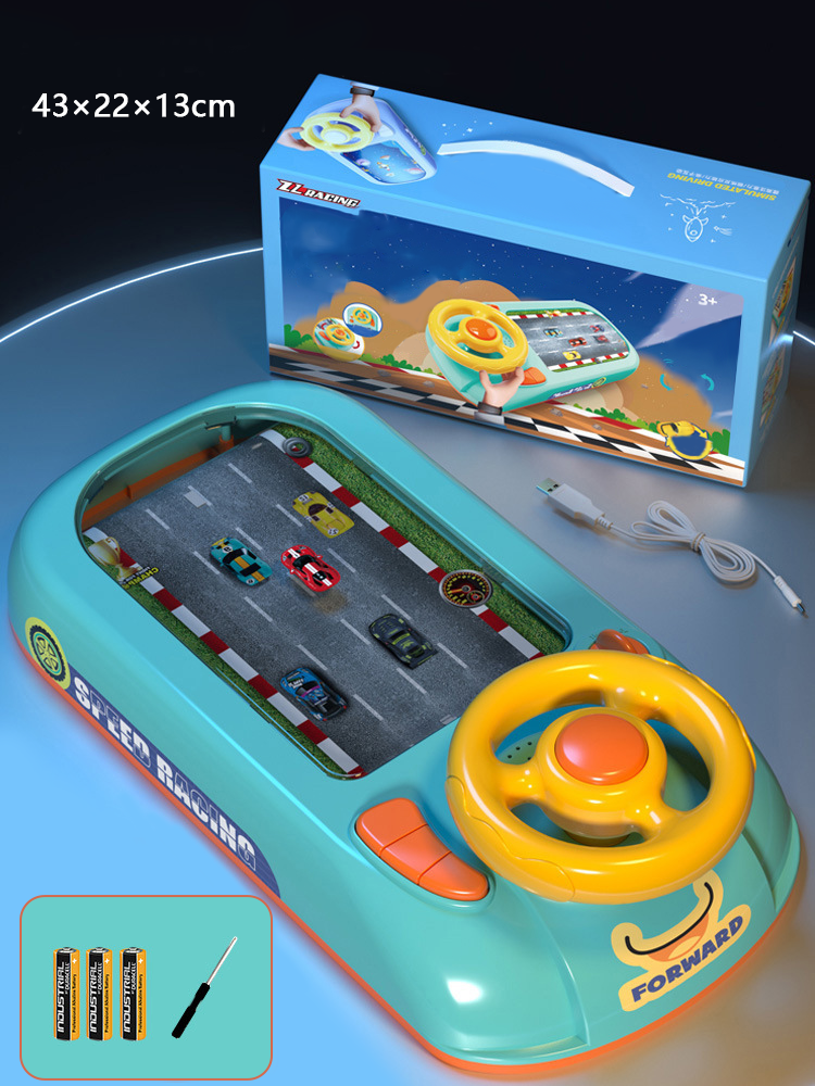 🚗 60% RABATT! 🎉 Neues Lenkrad-Spielzeug für kleine Autofahrer – Realistische Lichter & Geräusche, einfache Montage 🎄🎁📦