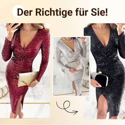🎉Weihnachtsverkauf 50% Rabatt💃Sexy Paillettenkleid im Bodycon-Stil✨