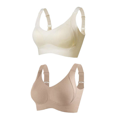 🎁Kaufen 2 Holen Sie sich 1 kostenlos💕Gerippter Push-up-BH für Frauen, verstellbar, kabellos💃