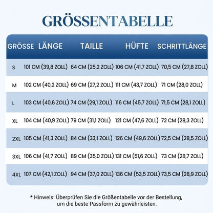 ☀️ Frühlings-Hot-Sale 50 % RABATT!! 🌿🌸 Bequeme blau gestreifte Hose mit Seitentaschen