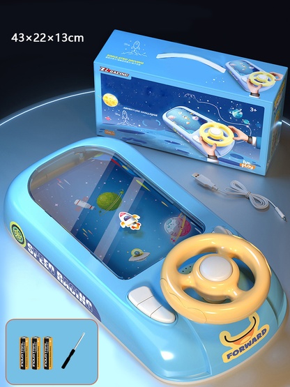 🚗 60% RABATT! 🎉 Neues Lenkrad-Spielzeug für kleine Autofahrer – Realistische Lichter & Geräusche, einfache Montage 🎄🎁📦