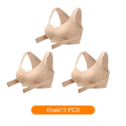 💕Cozy Seamless Push Up BH med främre stängning för kvinnor🎁