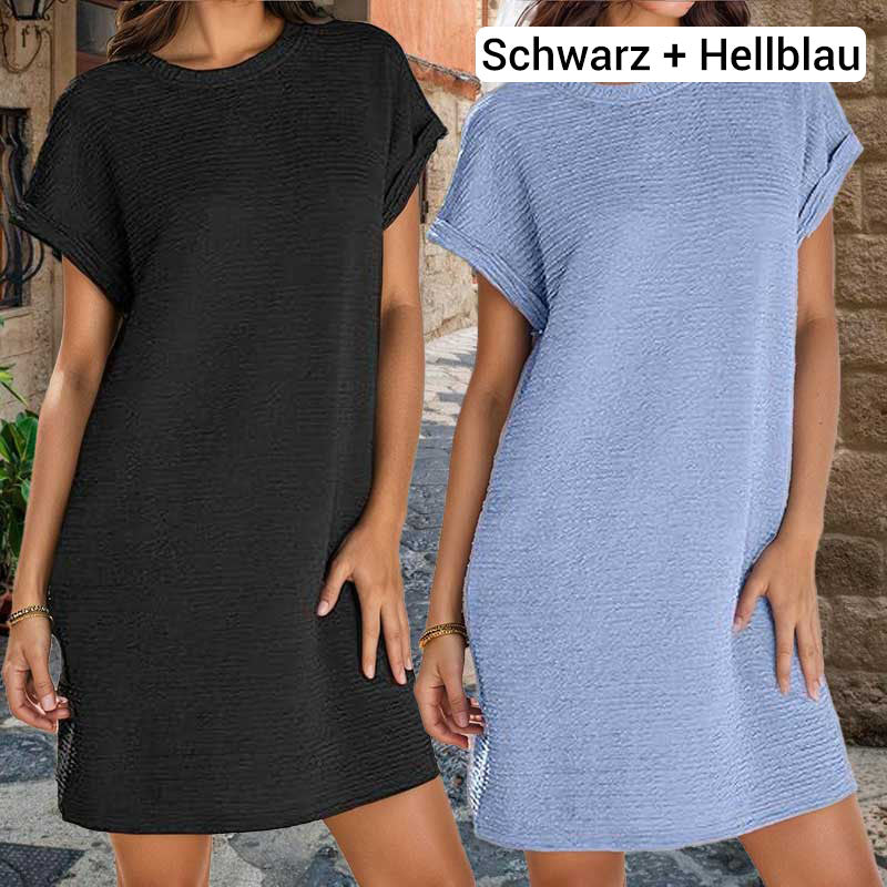 Locker geschnittenes Damenkleid mit Taschen