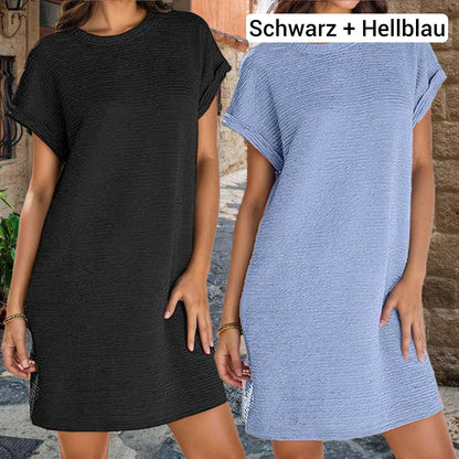 Locker geschnittenes Damenkleid mit Taschen