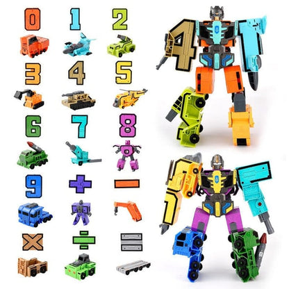 【2024 Weihnachten Hot Sale - 49%OFF】Spielzeug Verformung Zahl Transform Roboter gyerekeknek