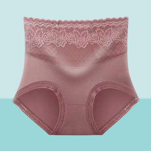 🎊Frühzeitiger Muttertagsverkauf- Kaufen Sie 1 und erhalten Sie 2 gratis🎊High-waist Spitzenhöschen mit Anti-Seitenleckage