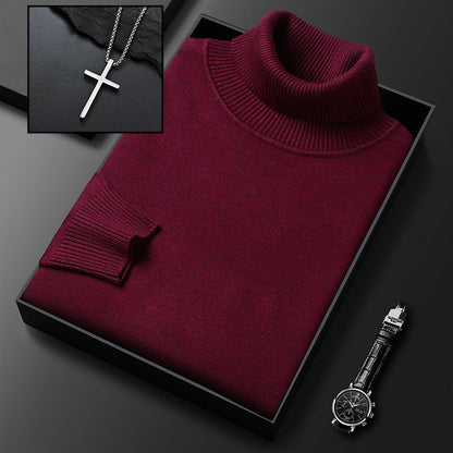 🧶 50% RABATT HEISSER VERKÄUF! ✨ Premium Kaschmirpulli Herren Einfarbig - Weiches Wohlfühlgarn mit Moderner Passform für Business & Freizeit 👔🎯
