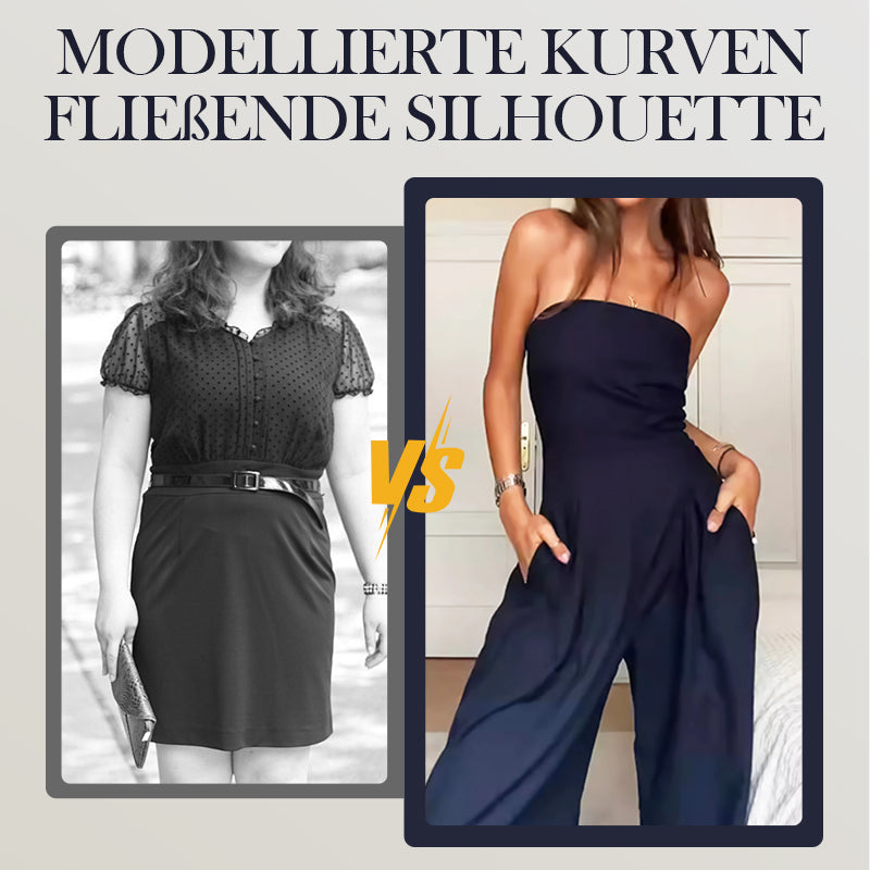 Ärmelloser Jumpsuit mit Taschen💝