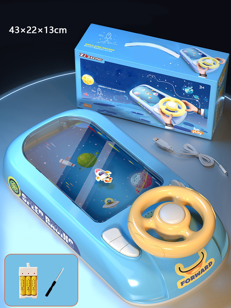 🚗 60% RABATT! 🎉 Neues Lenkrad-Spielzeug für kleine Autofahrer – Realistische Lichter & Geräusche, einfache Montage 🎄🎁📦