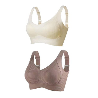 🎁Kaufen 2 Holen Sie sich 1 kostenlos💕Gerippter Push-up-BH für Frauen, verstellbar, kabellos💃