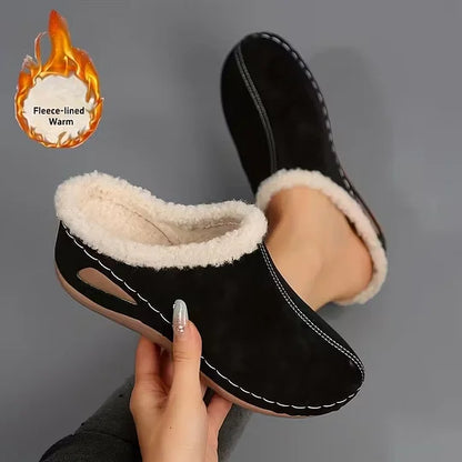 Bequeme Slipper für Damen mit Wollfutter