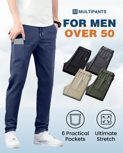 🔥MultiPants – Strapazierfähige Cargohose mit hohem Stretchanteil und vielen Taschen.