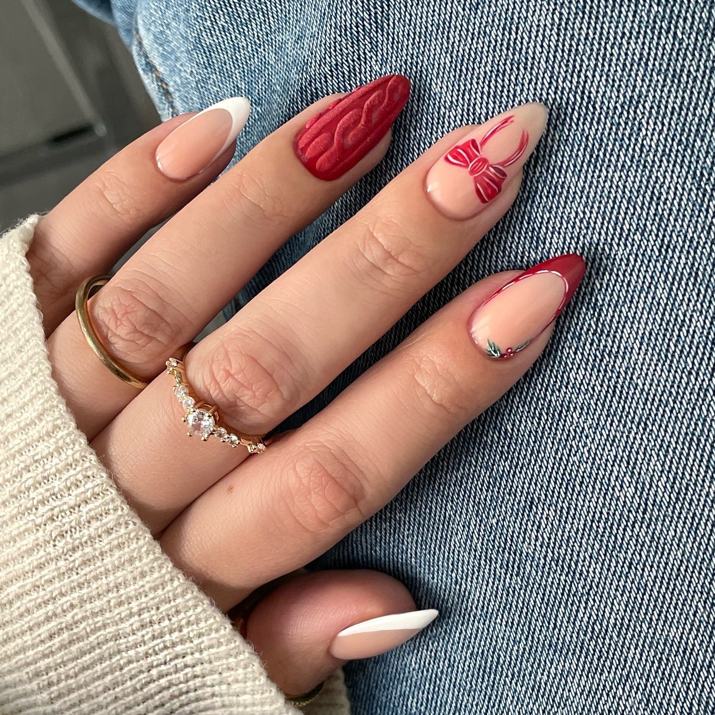 🎁Heißer Verkauf 49 % Rabatt🎄✨Handgefertigte Cat-Eye-Kunstnägel für Damen