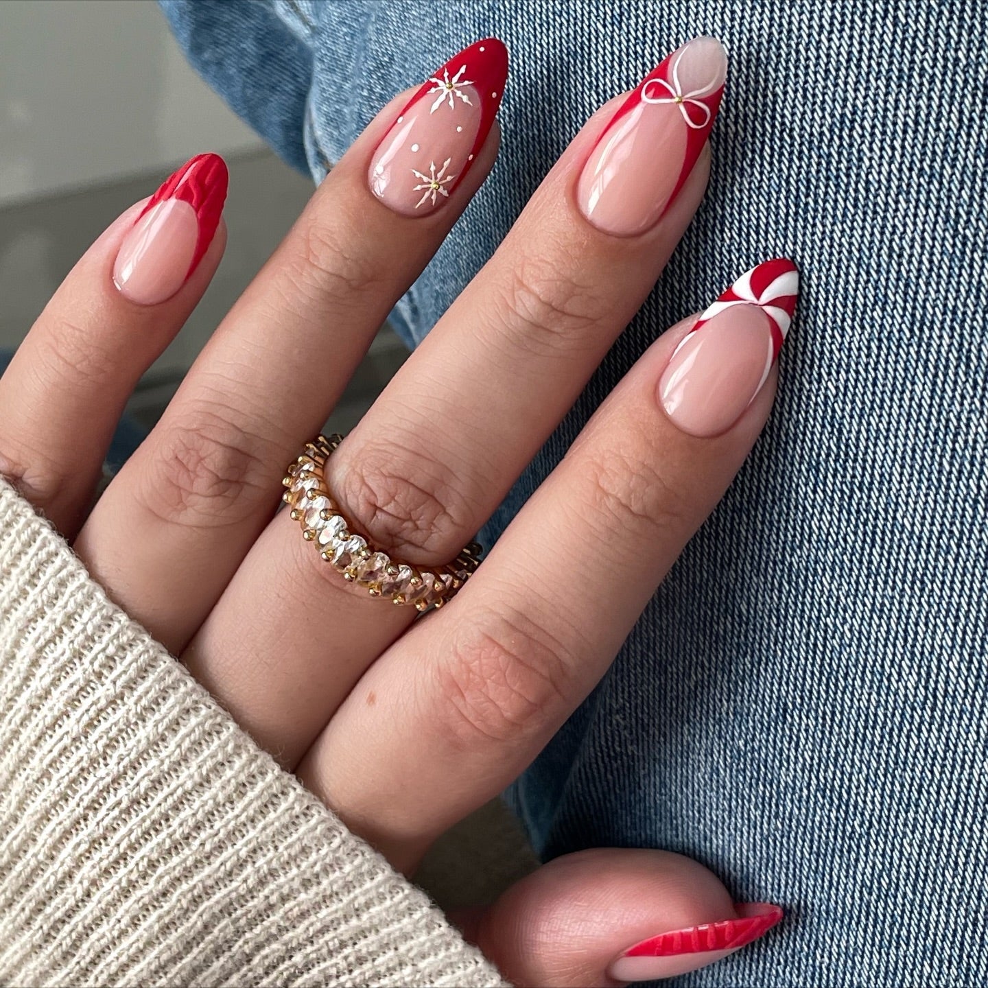 🎁Heißer Verkauf 49 % Rabatt🎄✨Handgefertigte Cat-Eye-Kunstnägel für Damen