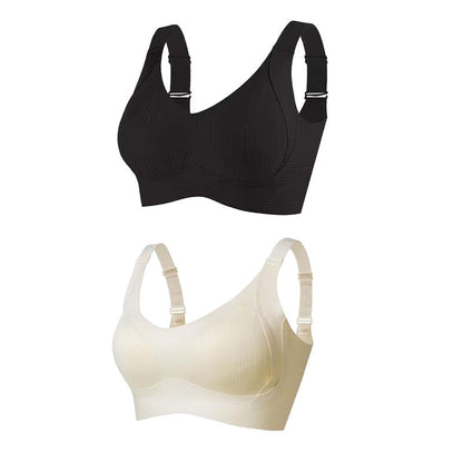🎁Kaufen 2 Holen Sie sich 1 kostenlos💕Gerippter Push-up-BH für Frauen, verstellbar, kabellos💃