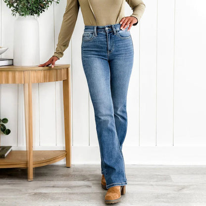 ❤️Holy Grail Bootcut-Jeans zur Bauchkontrolle👖
