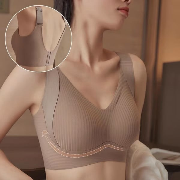 🎁Kaufen 2 Holen Sie sich 1 kostenlos💕Gerippter Push-up-BH für Frauen, verstellbar, kabellos💃