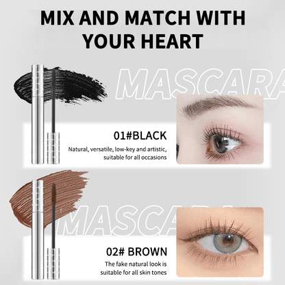 💖Letzter Tag: KAUFEN SIE 1 UND ERHALTEN SIE 2 GRATIS💖Zweifarbige Mascara in Schwarz und Braun für den perfekten Wimpern-Look