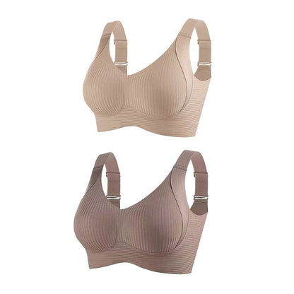 🎁Kaufen 2 Holen Sie sich 1 kostenlos💕Gerippter Push-up-BH für Frauen, verstellbar, kabellos💃