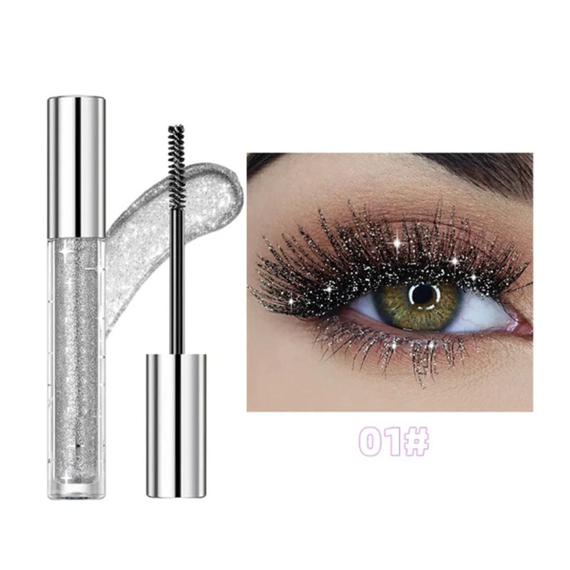 🔥💎KAUFEN SIE 1, BEKOMMEN SIE 1 GRATIS🌟 Wasserfeste Diamant-Glitzer-Mascara – langanhaltender Schwung, funkelnder Glanz, für bezaubernde Augen!