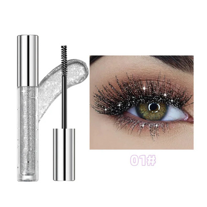🔥💎KAUFEN SIE 1, BEKOMMEN SIE 1 GRATIS🌟 Wasserfeste Diamant-Glitzer-Mascara – langanhaltender Schwung, funkelnder Glanz, für bezaubernde Augen!