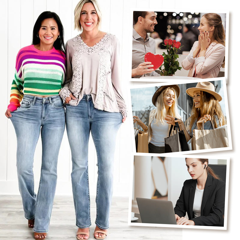 ❤️Holy Grail Bootcut-Jeans zur Bauchkontrolle👖