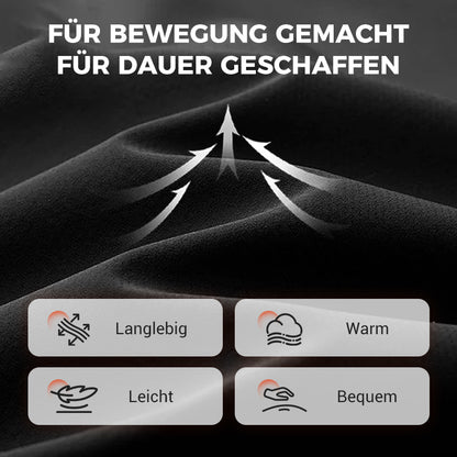 Gepolsterte Windjacke mit Kapuze für Herren