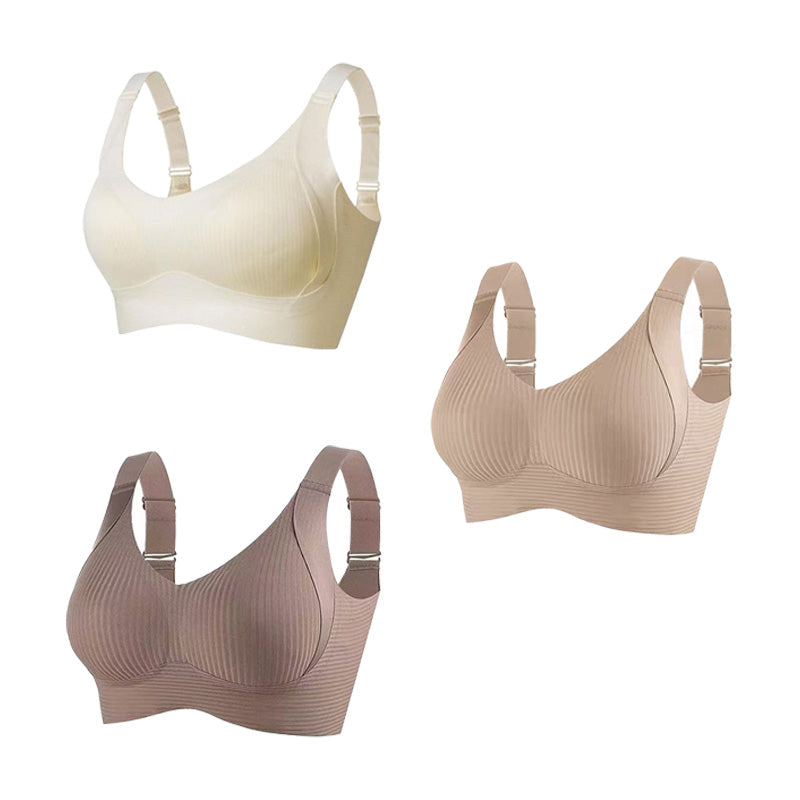 🎁Kaufen 2 Holen Sie sich 1 kostenlos💕Gerippter Push-up-BH für Frauen, verstellbar, kabellos💃