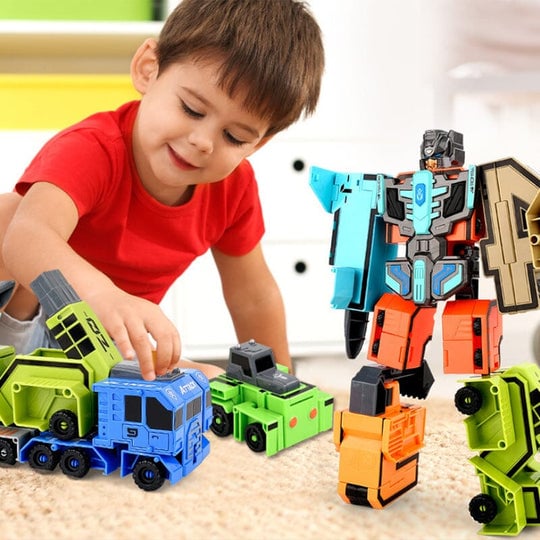 【2024 Weihnachten Hot Sale - 49%OFF】Spielzeug Verformung Zahl Transform Roboter gyerekeknek