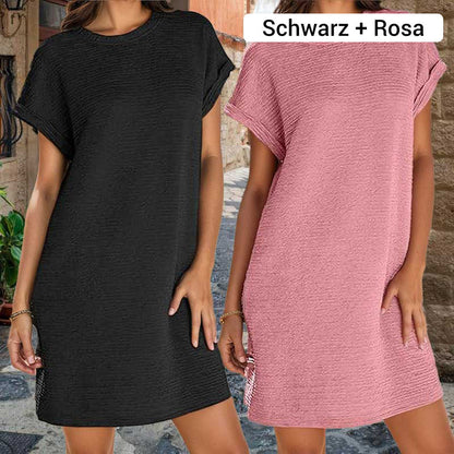 Locker geschnittenes Damenkleid mit Taschen