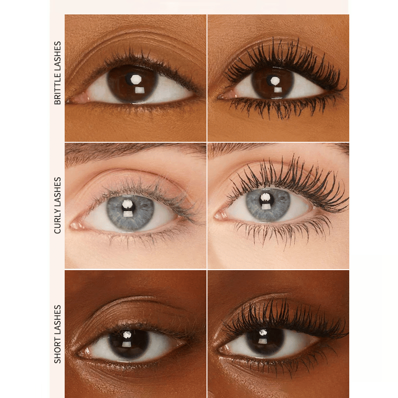 💖Letzter Tag: KAUFEN SIE 1 UND ERHALTEN SIE 2 GRATIS💖Zweifarbige Mascara in Schwarz und Braun für den perfekten Wimpern-Look
