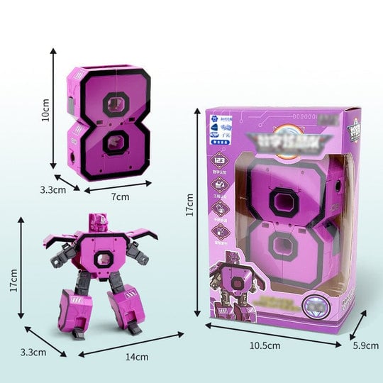 【2024 Weihnachten Hot Sale - 49%OFF】Spielzeug Verformung Zahl Transform Roboter gyerekeknek