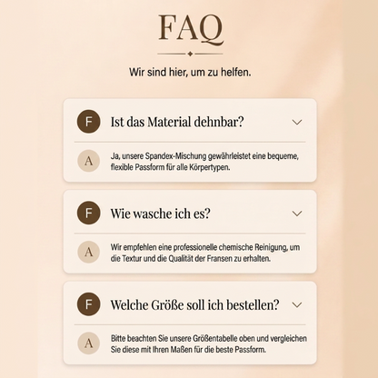 📢📢 Alle tragen es – noch nicht? Jetzt 50%!🌺Retro Western Fransen Ärmelloses Slim-Kleid