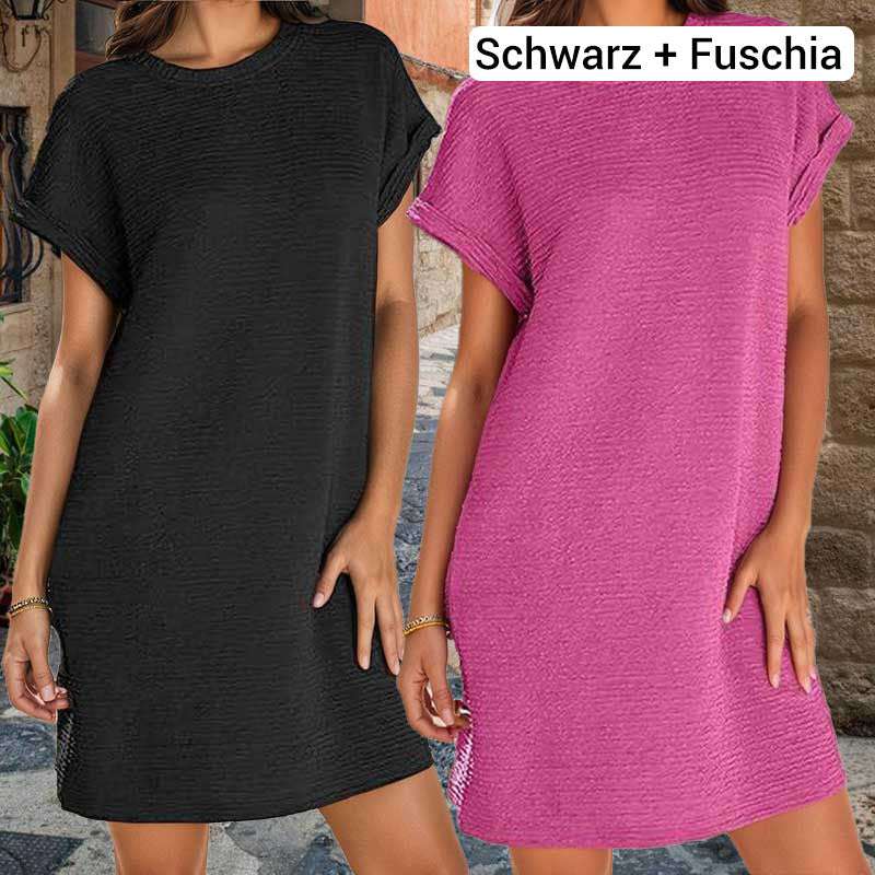 Locker geschnittenes Damenkleid mit Taschen