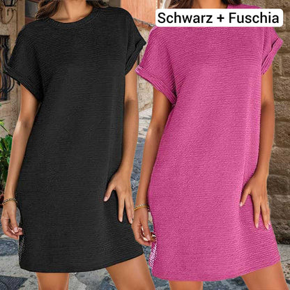 Locker geschnittenes Damenkleid mit Taschen