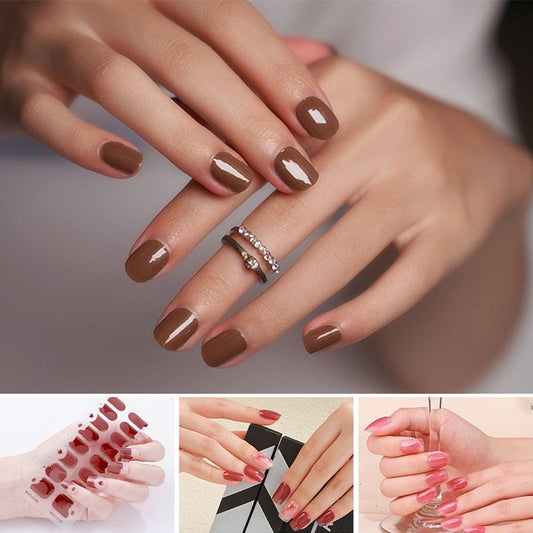 🔥 49% OFF✨SEMICURED UV GEL NAIL STICKER KIT