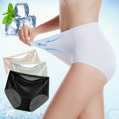 🔥Sommerhalbpreis🔥Kaufen Sie 1 und erhalten Sie 1 gratis💕Ultradünne, große, antibakterielle Damen-Shorts aus Eisseide