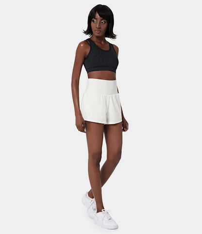 ✨️  2025 Hot Sale 49% OFF 🥰  2-in-1 Yoga Shorts mit hoher Taille und Seitentaschen