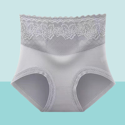 🎊Frühzeitiger Muttertagsverkauf- Kaufen Sie 1 und erhalten Sie 2 gratis🎊High-waist Spitzenhöschen mit Anti-Seitenleckage