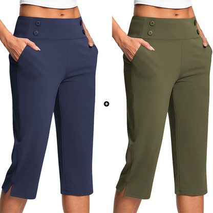 Elegante Yoga-Hose mit figurformendem Effekt